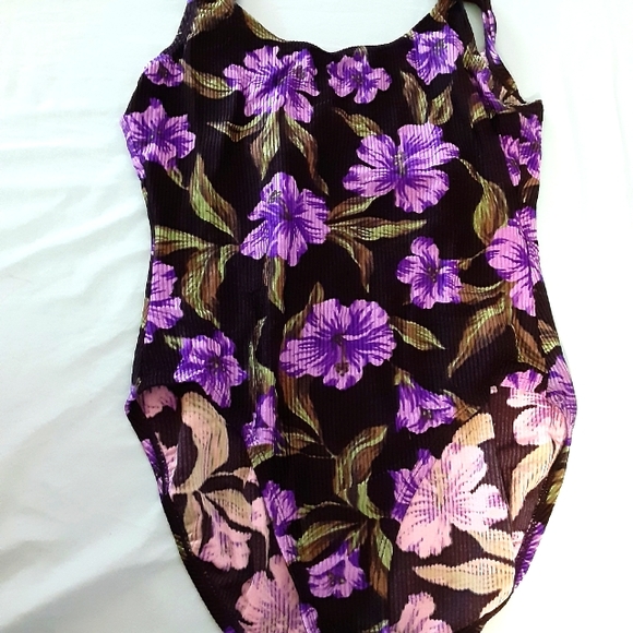Catalina Other - Purple floral swimsuit